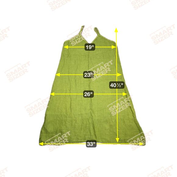 Womens Linen Dress Medium Mini Lagenlook Fairy Minimalist Peasant Bohemian - Picture 4 of 4